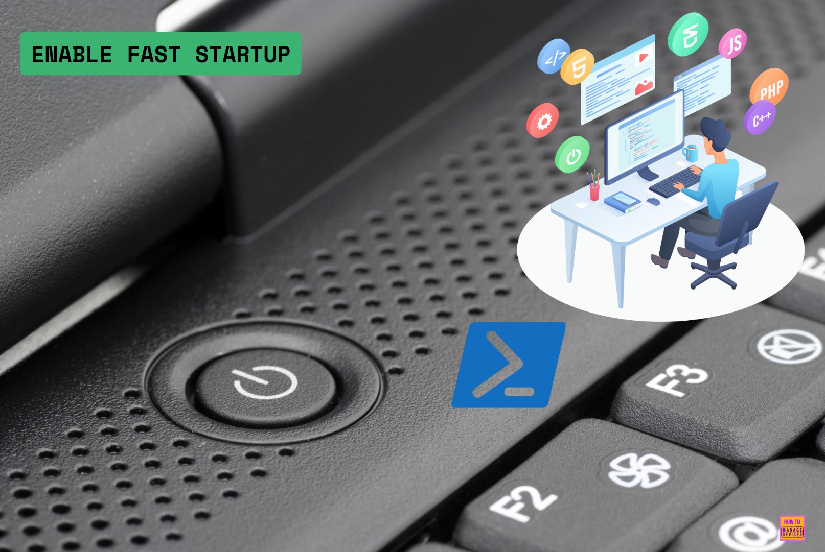 Easy Way to Enable Fast Startup using Intune PowerShell Script. Fig. 1
