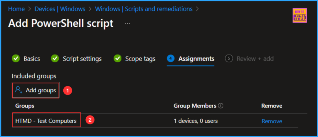 Easy way to Enable Fast Startup using Intune PowerShell Script. Fig. 6