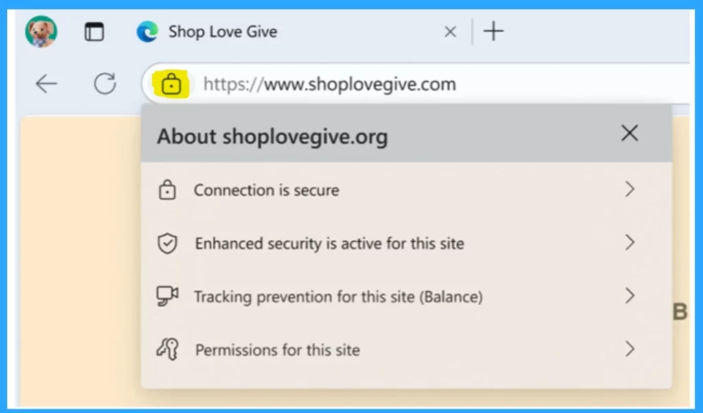 How to Check and Manage Enhanced Security Mode for a Site in MS Edge Browser - Fig.3 Creds to MS