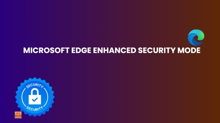 How to Check and Manage Enhanced Security Mode for a Site in MS Edge Browser