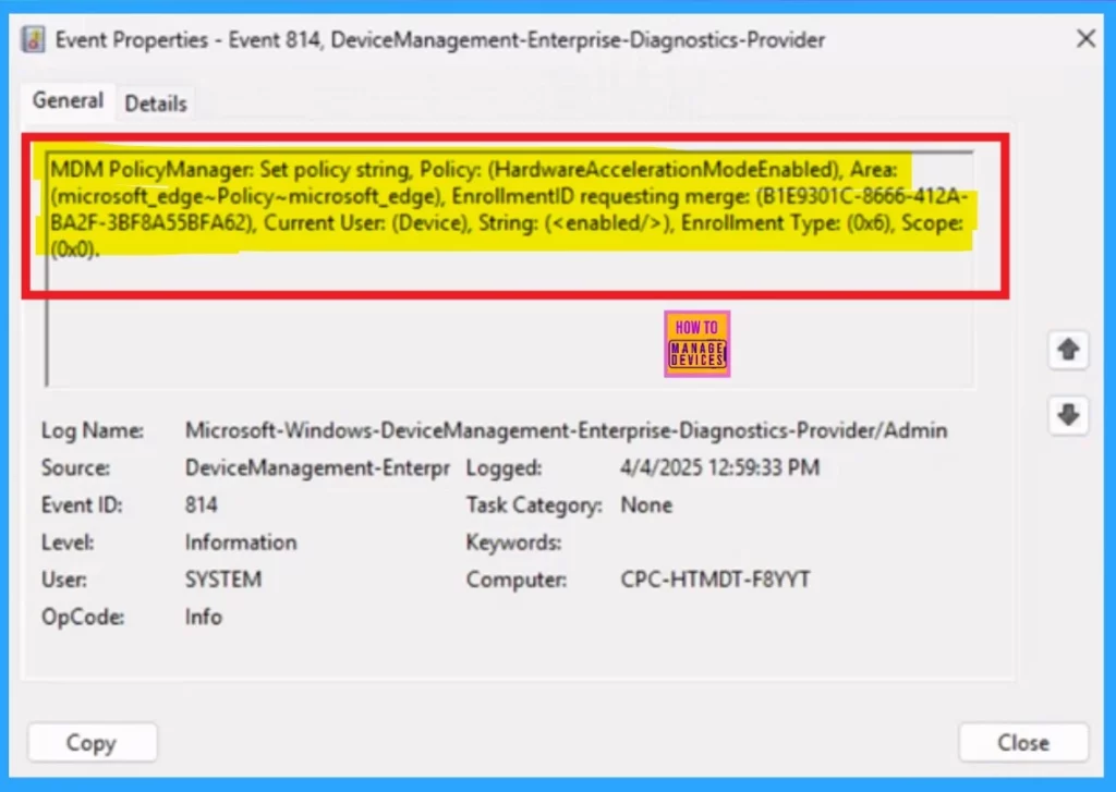 Enable or Disable Hardware Acceleration Mode Policy in MS Edge Browser using M365 Admin Center - Fig.9