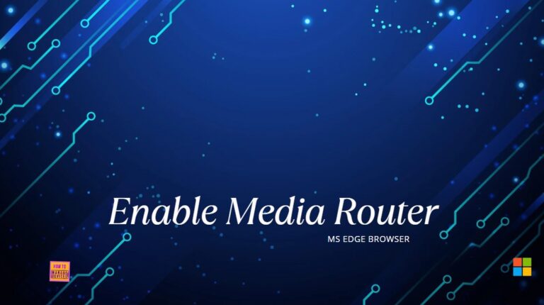 Enable or Disable Media Router Google Cast Policy in MS Edge Browser using M365 Admin Center 1