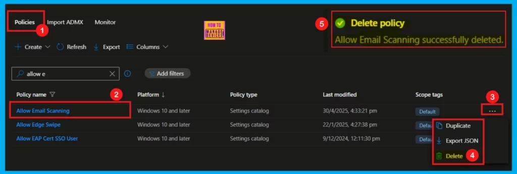 How to Allow or Block Email Scanning using Intune Policy 13 How to Allow or Block Email Scanning using Intune Policy - Fig.12