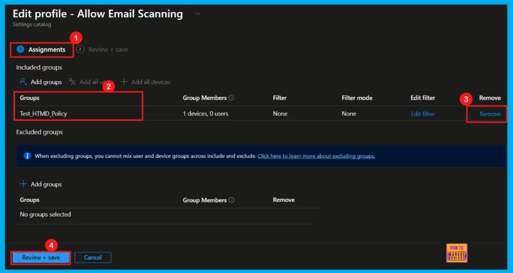How to Allow or Block Email Scanning using Intune Policy 12 How to Allow or Block Email Scanning using Intune Policy - Fig.11
