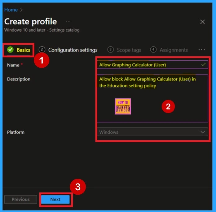 How to Allow or Block Graphing Calculator using Intune Policy - Fig.3