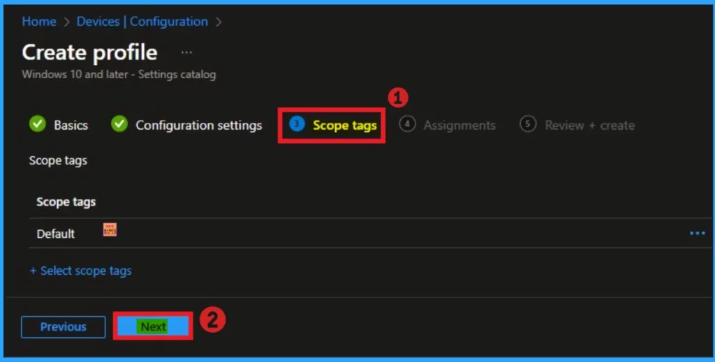 Allow or Block Bluetooth Advertising Policy using Intune - Fig.8
