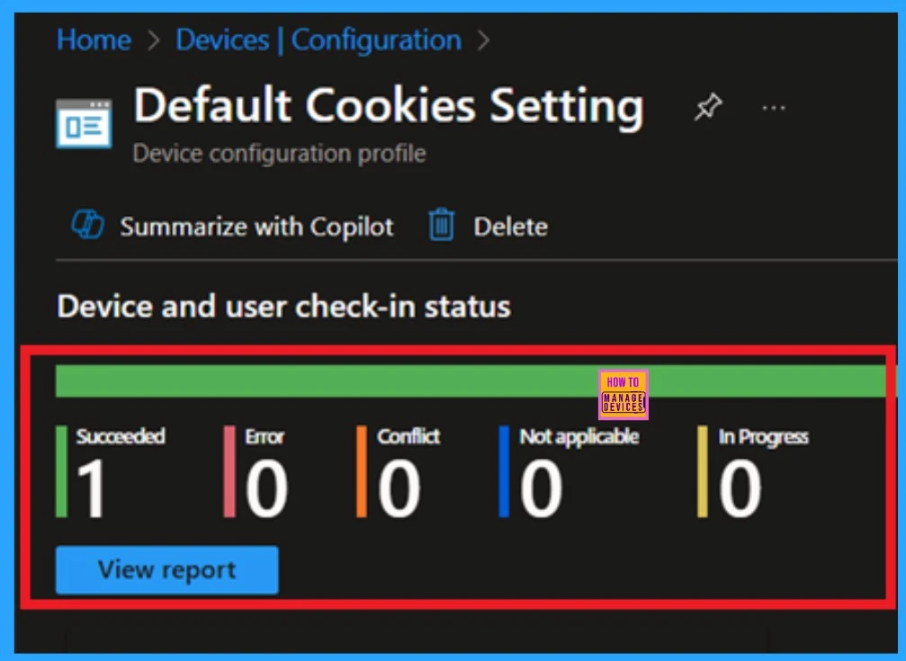 Enable or Disable Default Cookies Setting Policy in MS Edge Browser using M365 Admin Center - Fig.9