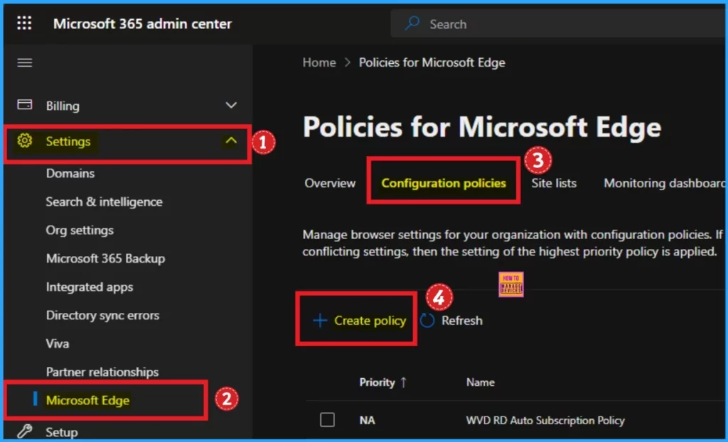 Enable or Disable Open in Sidebar Policy in MS Edge Browser using M365 Admin Center 2 Enable or Disable Open in Sidebar Policy in MS Edge Browser using M365 Admin Center - Fig.1