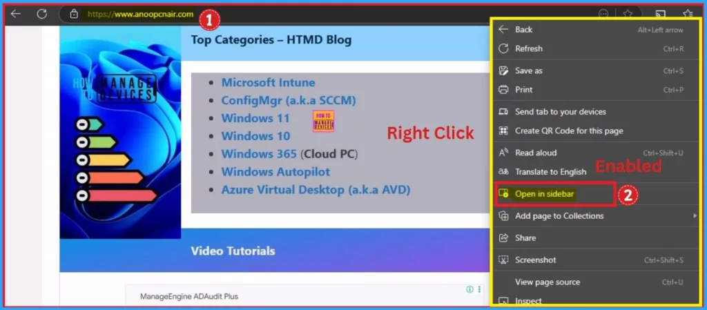 Enable or Disable Open in Sidebar Policy in MS Edge Browser using M365 Admin Center 16 Enable or Disable Open in Sidebar Policy in MS Edge Browser using M365 Admin Center - Fig.15