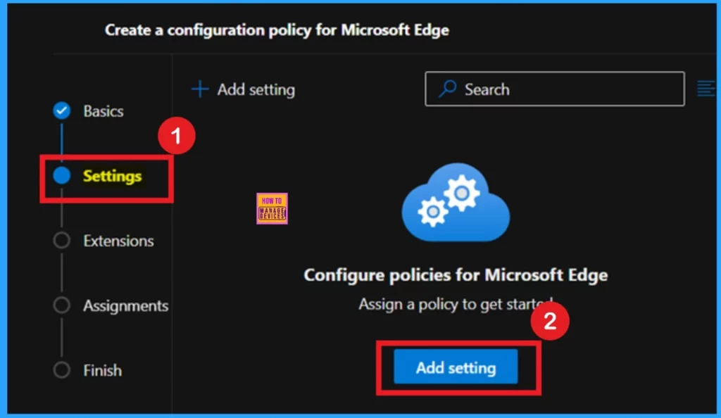 Enable or Disable Efficiency Mode Policy in MS Edge Browser using M365 Admin Center - Fig. 3