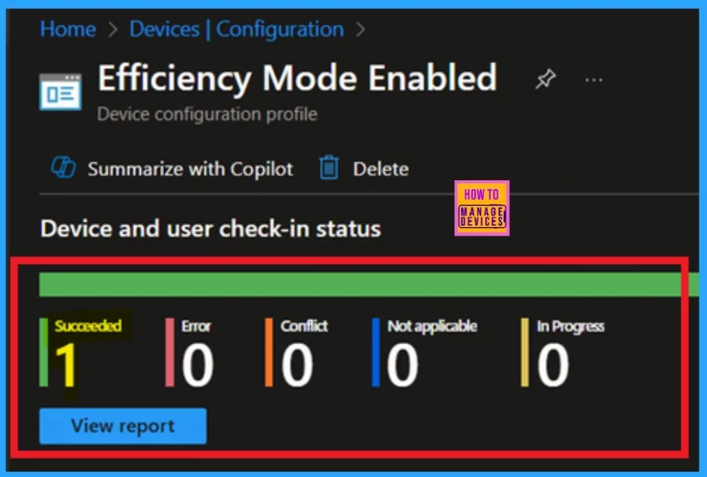Enable or Disable Efficiency Mode Policy in MS Edge Browser using M365 Admin Center - Fig. 10