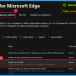 Enable or Disable Favorites Bar Policy in MS Edge Browser using M365 Admin Center