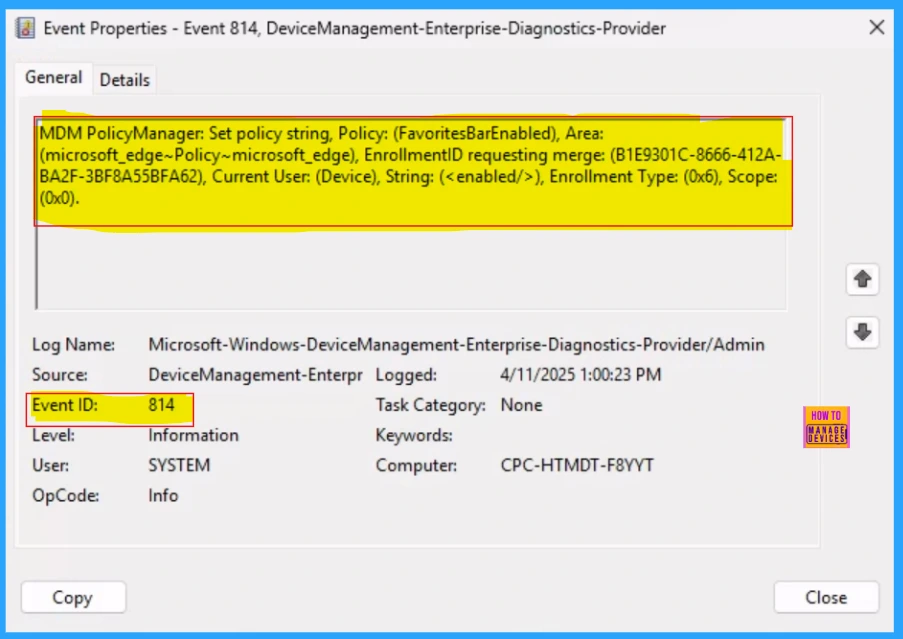 Enable or Disable Favorites Bar Policy in MS Edge Browser using M365 Admin Center - Fig.11