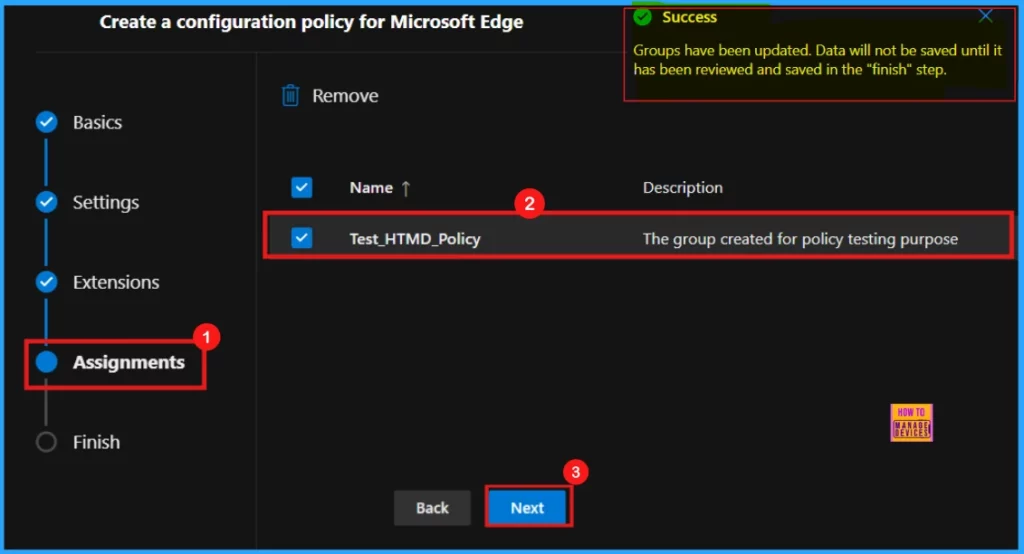 Enable or Disable Favorites Bar Policy in MS Edge Browser using M365 Admin Center - Fig.7