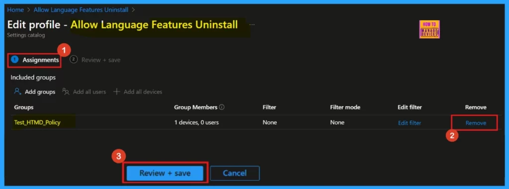 Allow or Block Language Features Uninstall Policy in Text Input using Intune 11 Allow or Block Language Features Uninstall Policy in Text Input using Intune - Fig.10