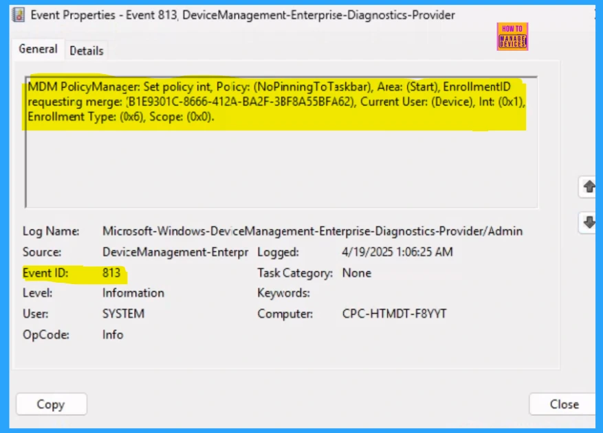 Enable or Disable No Pinning To Taskbar Policy using Intune Setting Catalog - Fig.10