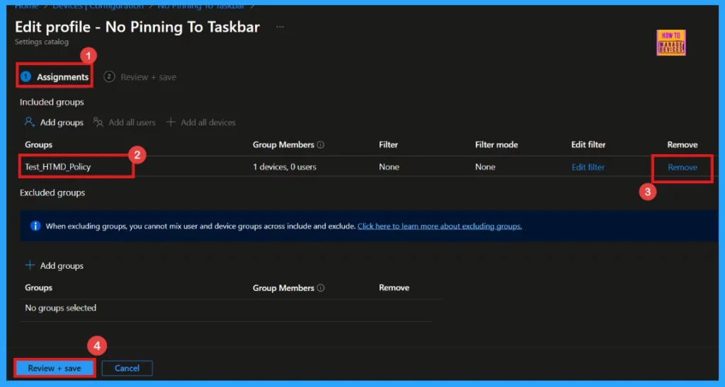 Enable or Disable No Pinning To Taskbar Policy using Intune Setting Catalog - Fig.11