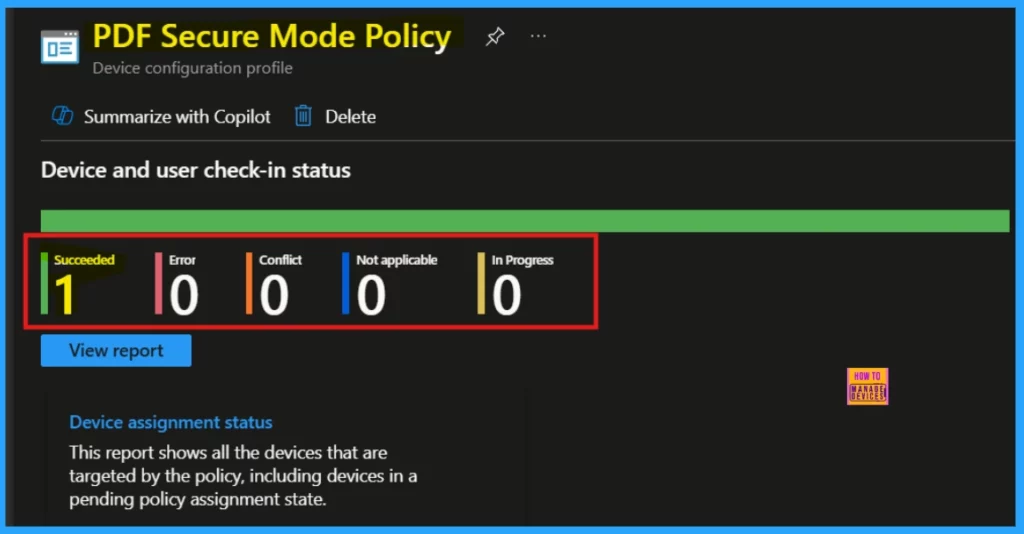 Enable or Disable PDF Secure Mode Policy in MS Edge Browser using M365 Admin Center - Fig.12