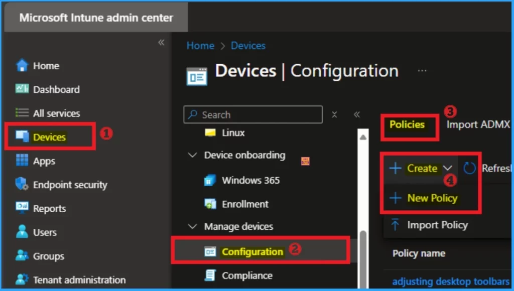 How to Enable or Disable Region Settings Policy using Intune - Fig.2