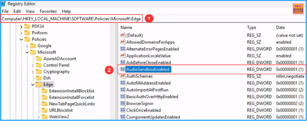Enable or Disable Audio Sandbox to Run Policy in MS Edge Browser using M365 Admin Center 14 Enable or Disable the Audio Sandbox to Run Policy in MS Edge Browser using M365 Admin Center - Fig.13