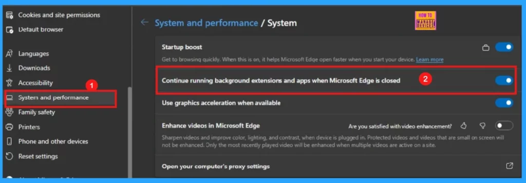 Enable or Disable Background Mode Policy in MS Edge Browser using M365 Admin Center - Fig.13