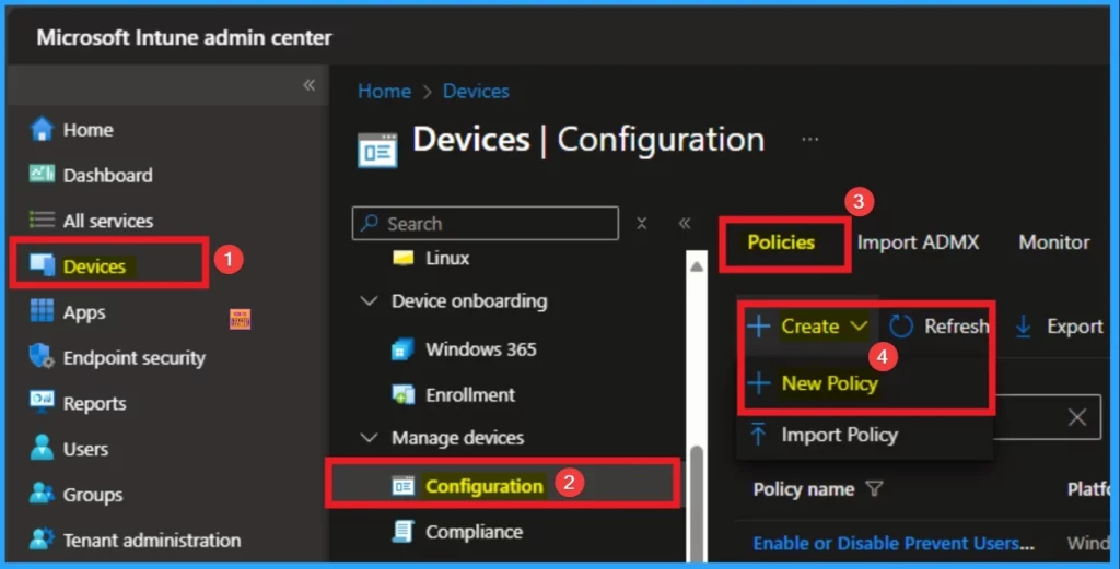 How to Enable or Disable Users From Turning on Browser Syncing Policy using Intune - Fig.2