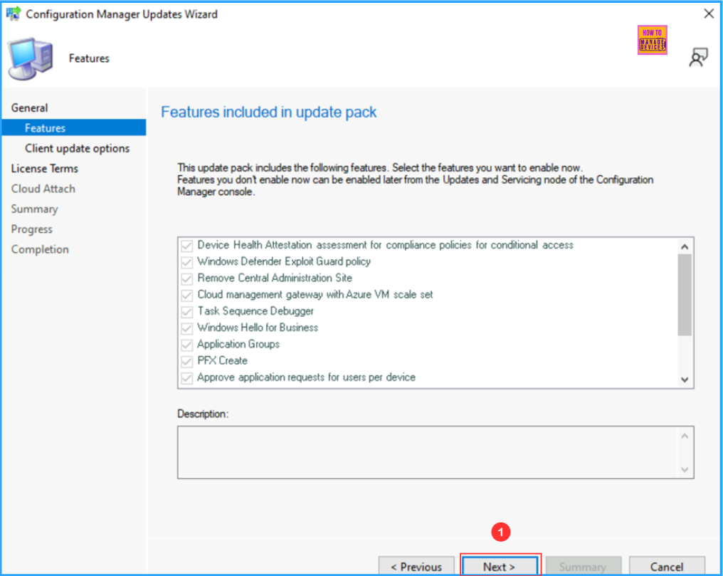 SCCM 2503 Step-by-Step In-Console Update Guide and Key Improvements. Fig. 5