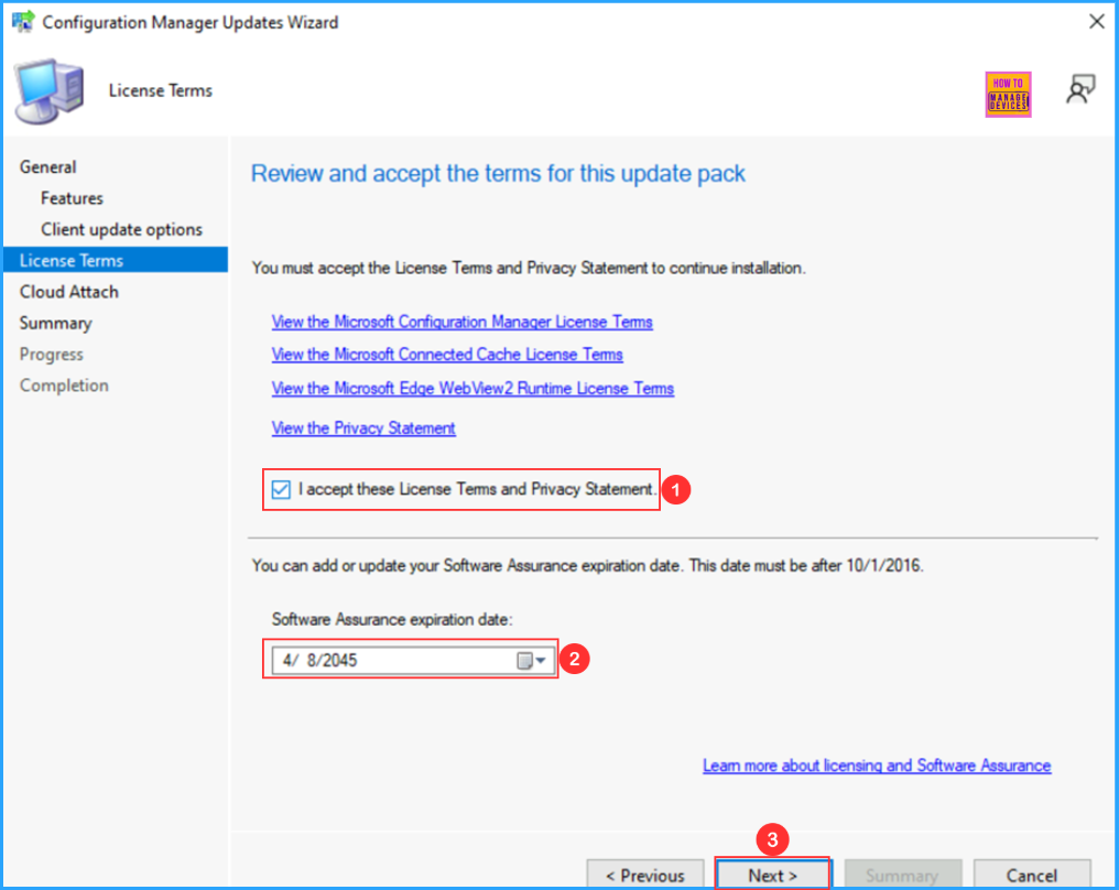 SCCM 2503 Step-by-Step In-Console Update Guide and Key Improvements. Fig. 7