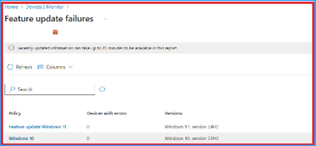How to Troubleshoot Windows Feature Update Using Microsoft Intune - Fig.5 - Creds to MS