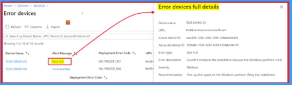 How to Troubleshoot Windows Feature Update Using Microsoft Intune - Fig.6 - Creds to MS