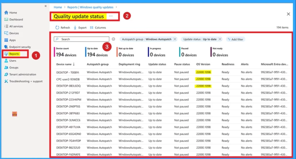4 Hour Client to Cloud Latency for Intune Devices with Windows Autopatch - Fig.3 - Creds to MS