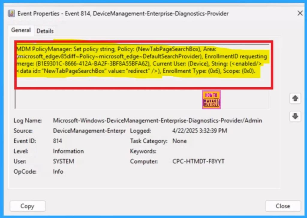 How to Configure New Tab Page Search Box Policy in MS Edge Browser using M365 Admin Center -Fig.10