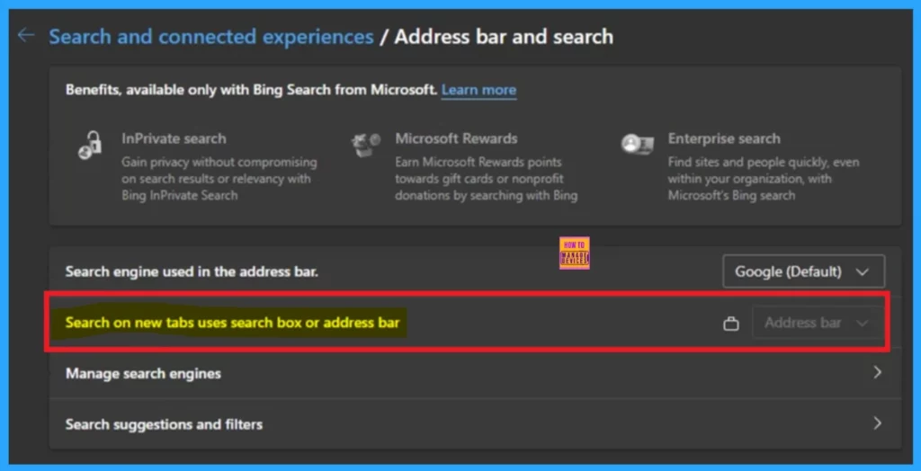 How to Configure New Tab Page Search Box Policy in MS Edge Browser using M365 Admin Center -Fig.11
