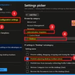 How to Prevent Users from Adjusting Desktop Toolbars using Intune Policy 1
