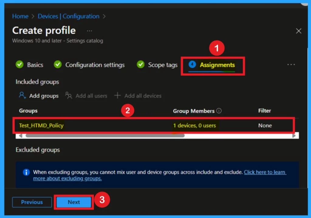 How to Prevent Users from Adjusting Desktop Toolbars using Intune Policy - Fig.8