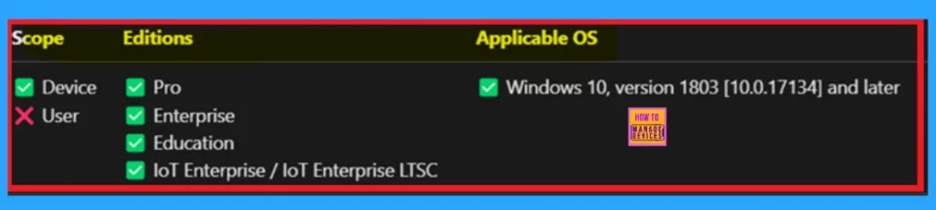 How to Set Business Hours to Limit Background Download Bandwidth Policy using Intune 1 How to Set Business Hours to Limit Background Download Bandwidth Policy using Intune - Fig.1 Cred to MS