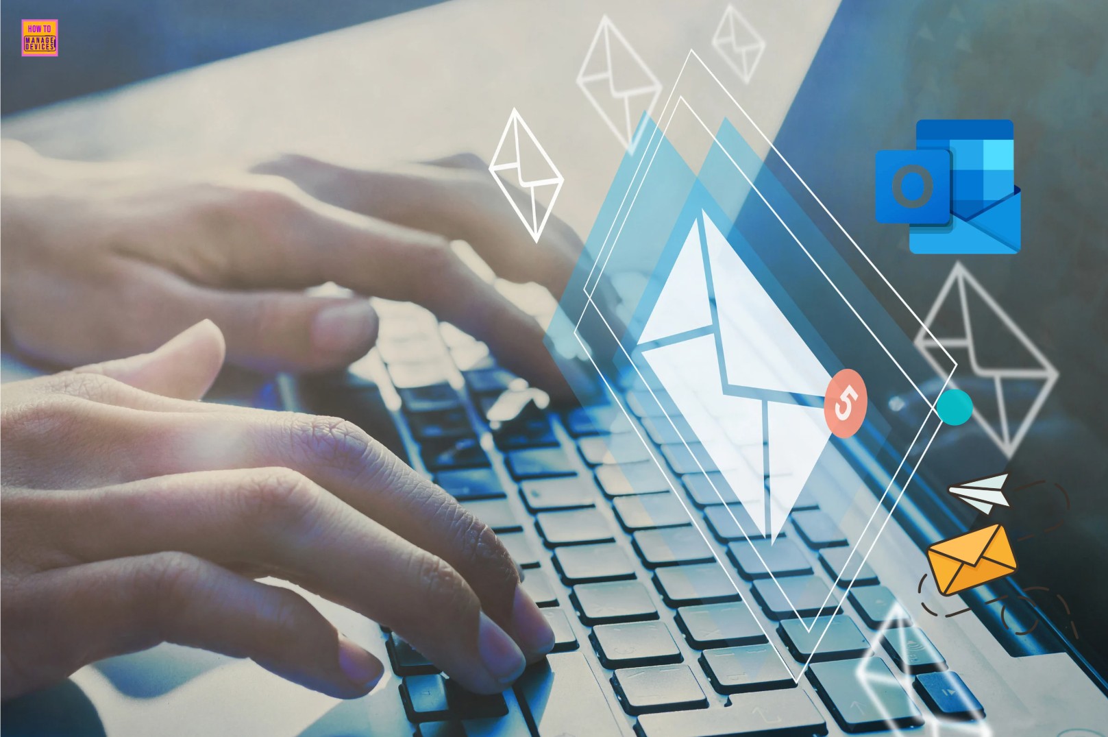 Simple Method to Save Messages from a Shared Mailbox to Sent Items with Intune. Fig. 1