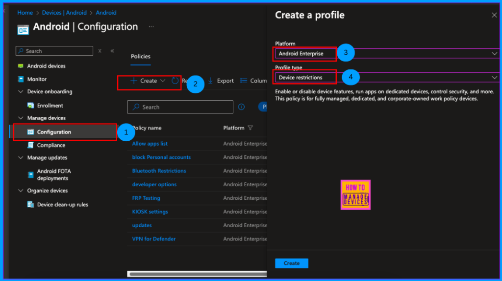 Managing Apps on the Personal Profileof COPE Devices Using Intune: Allow Lists and Block Lists Fig: 1