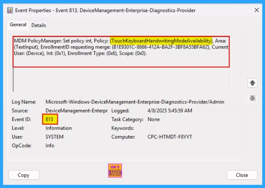 Enable or Disable Touch Keyboard Handwriting Mode Availability in Text Input using Intune Policy - Fig.13