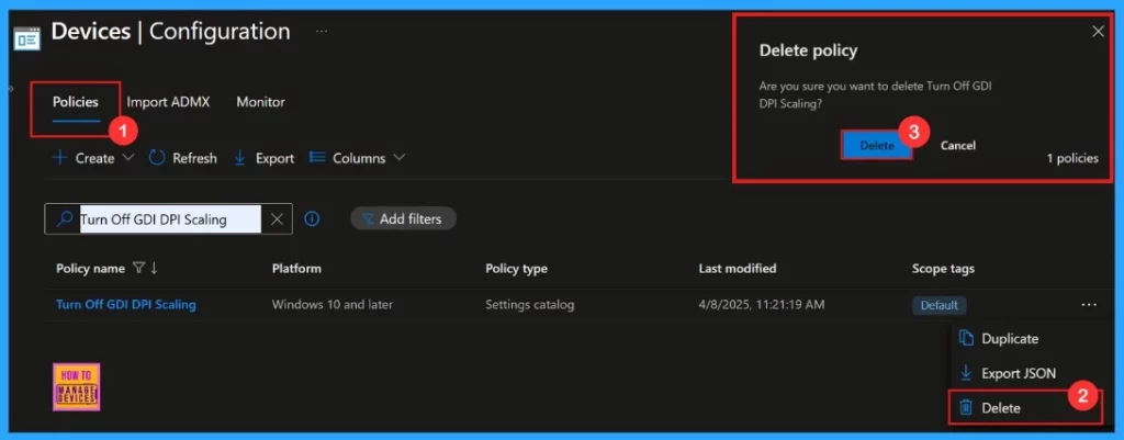 How to Disable GDI DPI Scaling for Apps Policy in Intune Using Settings Catalog - Fig.14
