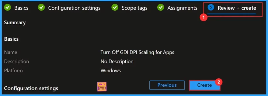 How to Disable GDI DPI Scaling for Apps Policy in Intune Using Settings Catalog - Fig.9