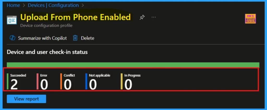 Enable or Disable Upload from Phone Policy in MS Edge Browser using M365 Admin Center - Fig.12