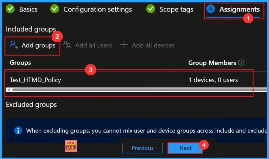 How to Allow or Block Datagram Processing on Windows Server Policy using Intune - Fig.7