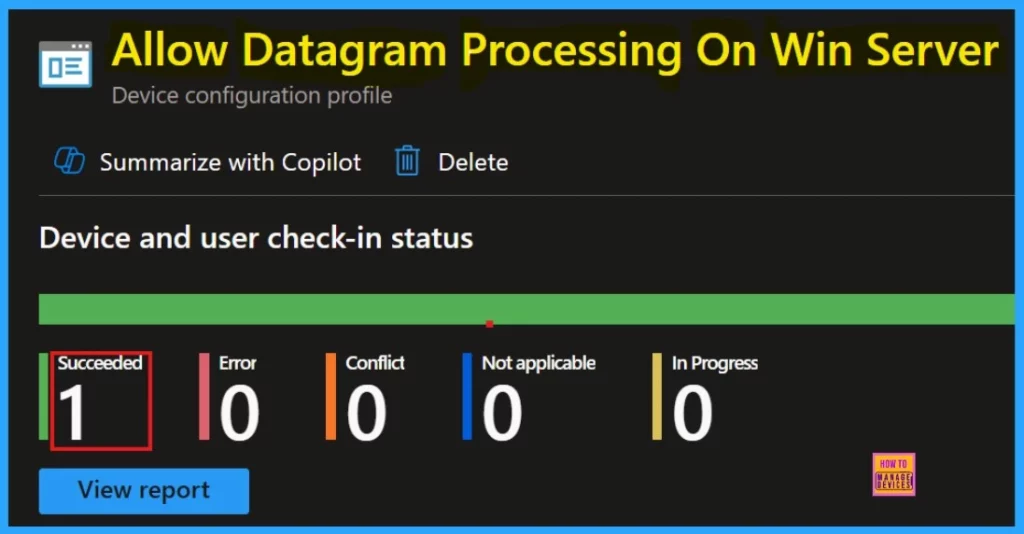 How to Allow or Block Datagram Processing on Windows Server Policy using Intune - Fig.10