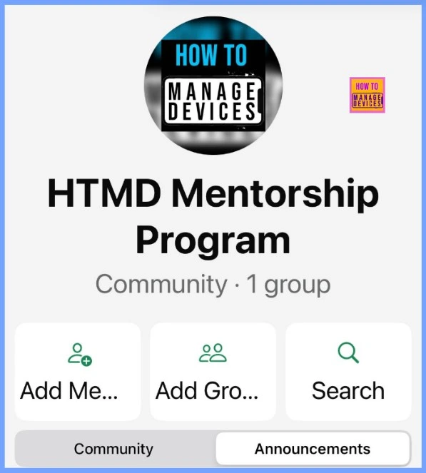 HTMD Community Mentorship Program 5 HTMD Community Mentorship Program - Fig.5