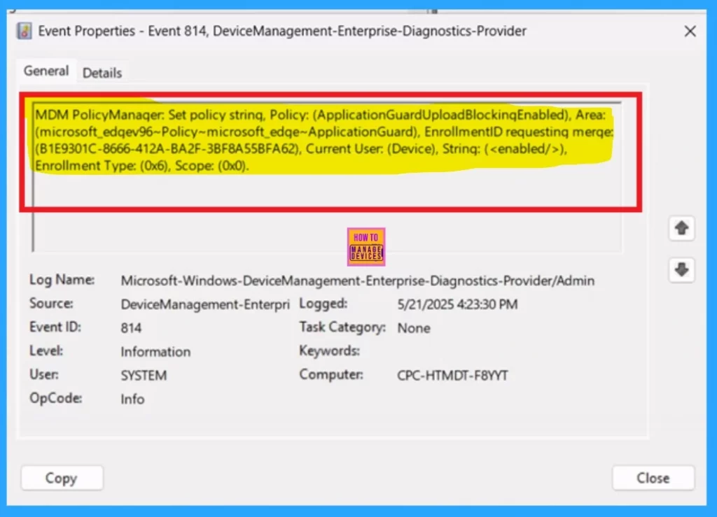 Allow or Block Prevents Files from being Uploaded While in Deprecated Application Guard Policy using Intune 10 Allow or Block Prevents Files from being Uploaded While in Deprecated Application Guard Policy using Intune-Fig.10