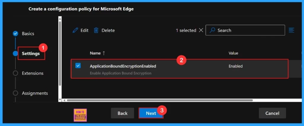 Enable or Disable Application Bound Encryption Policy in MS Edge Browser using M365 Admin Center 7 Enable or Disable Application Bound Encryption Policy in MS Edge Browser using M365 Admin Center - Fig.6