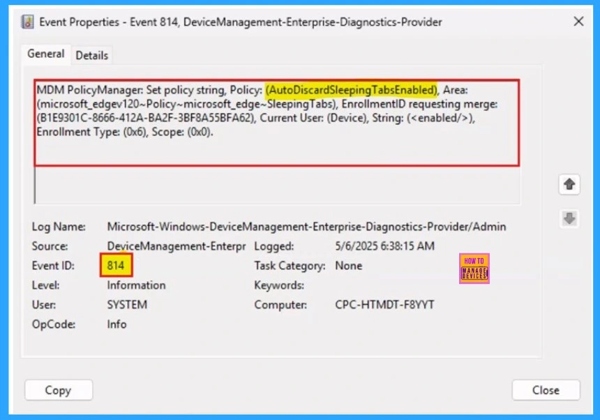 How to Configure Auto Discard Sleeping Tabs Policy in MS Edge Browser using M365 Admin Center 13 How to Configure Auto Discard Sleeping Tabs Policy in MS Edge Browser using M365 Admin Center - Fig.12