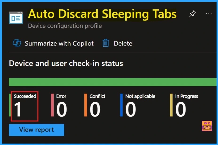 How to Configure Auto Discard Sleeping Tabs Policy in MS Edge Browser using M365 Admin Center 14 How to Configure Auto Discard Sleeping Tabs Policy in MS Edge Browser using M365 Admin Center - Fig.13