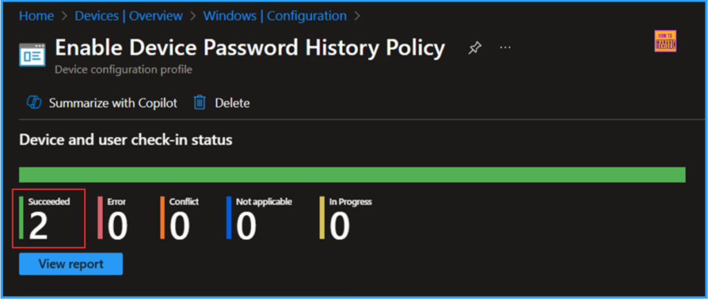 How to Easily Enable or Disable Device Password History Policy using Microsoft Intune 11 How to Easily Enable or Disable Device Password History Policy using Microsoft Intune - Fig.11